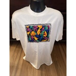 Vintage Tree Frog T-Shirt Oneita Men's Size XL Single Stitch